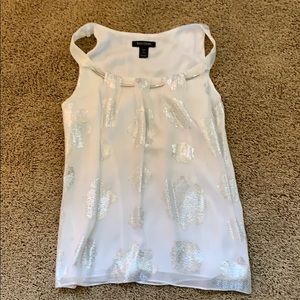 Silk short sleeve blouse